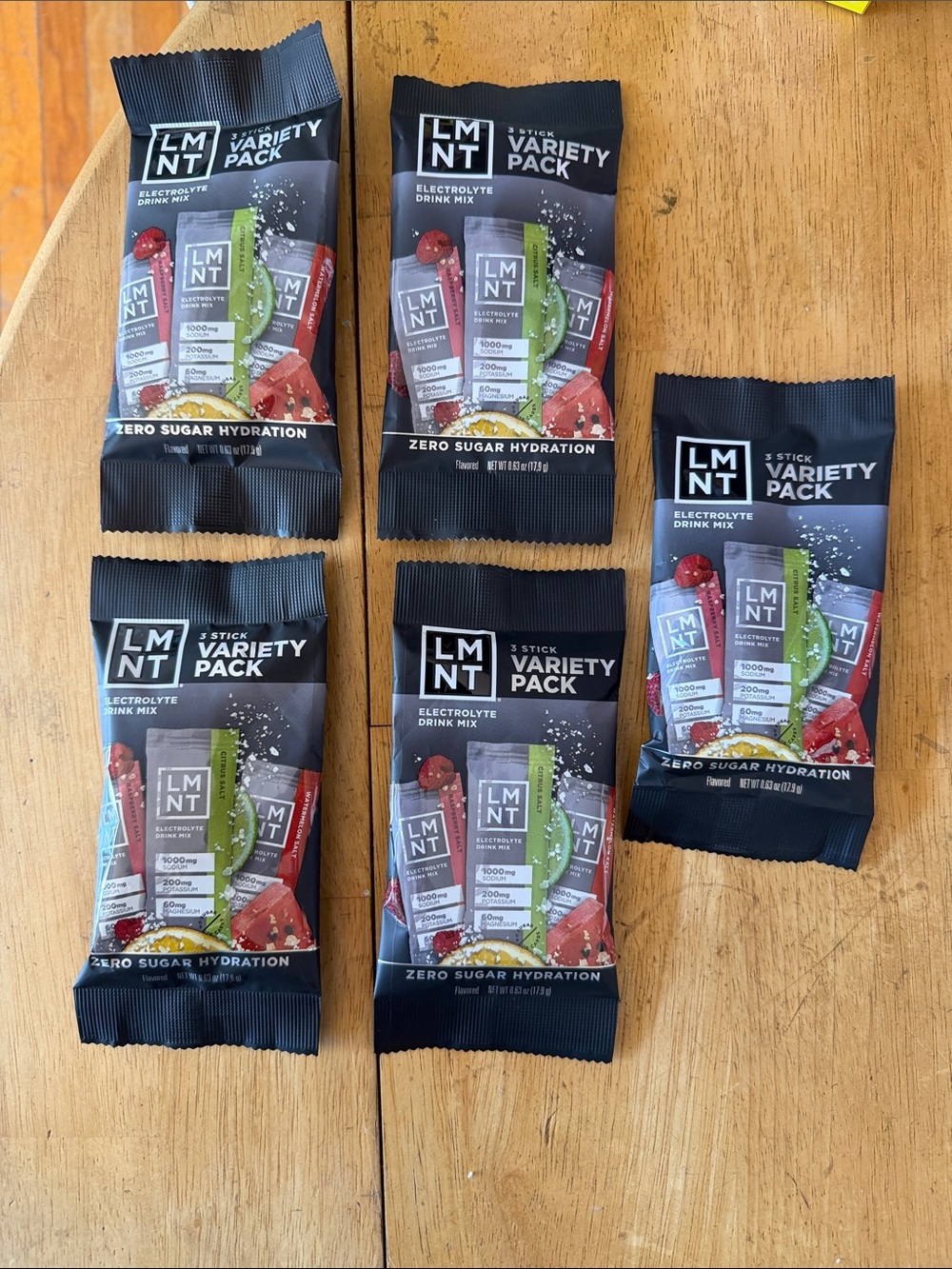 Electrolyte Drink Mix Stick Pack - Black Packaging, Lime Flavor